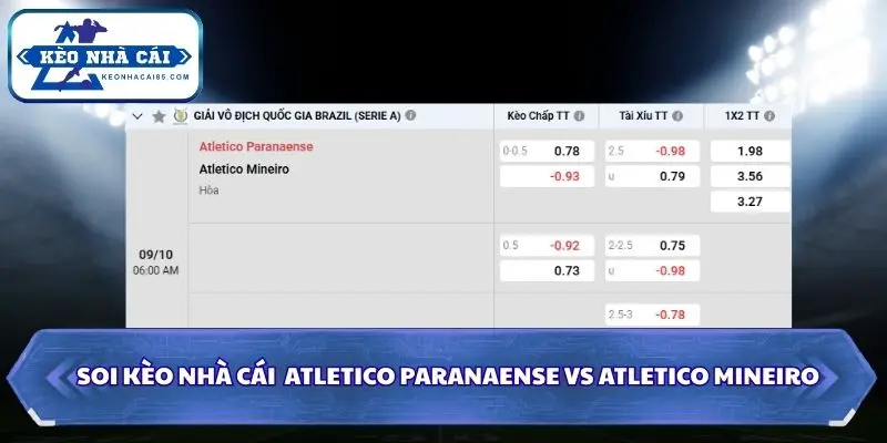 Tổng hợp soi kèo nhà cái Atletico Paranaense vs Atletico Mineiro