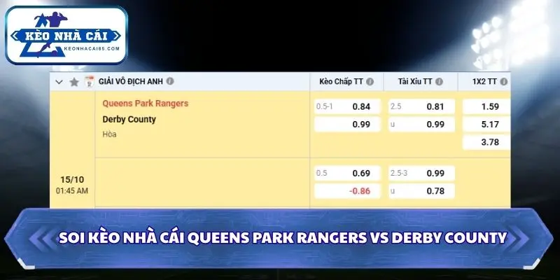 Soi Kèo Nhà Cái Queens Park Rangers vs Derby County Lúc 01h45 Ngày 15/10/2026 – Giải Vô Địch Anh 4 Tổng hợp bảng soi kèo nhà cái Queens Park Rangers vs Derby County